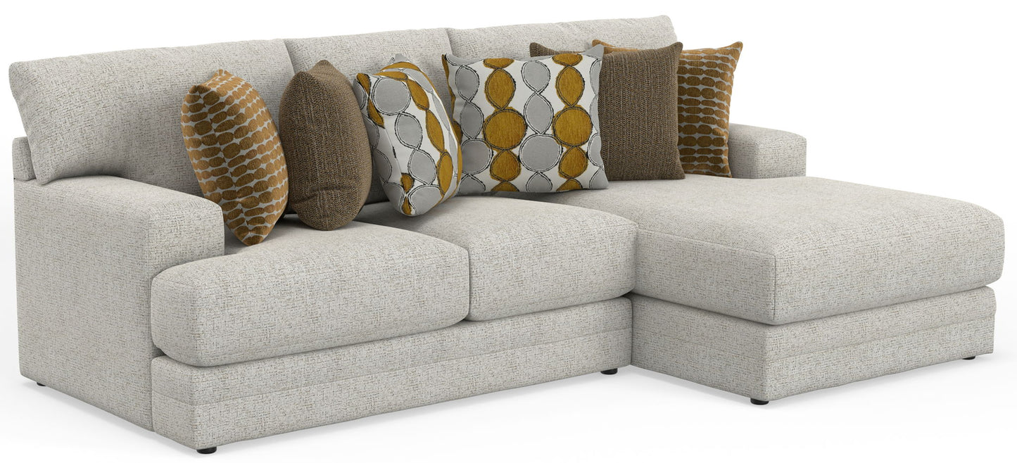 Tori - Sectional With Comfort Coil Seating And Accent Pillows Included