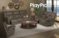 Sentinel - Lay Flat Reclining Loveseat With Extended Ottoman