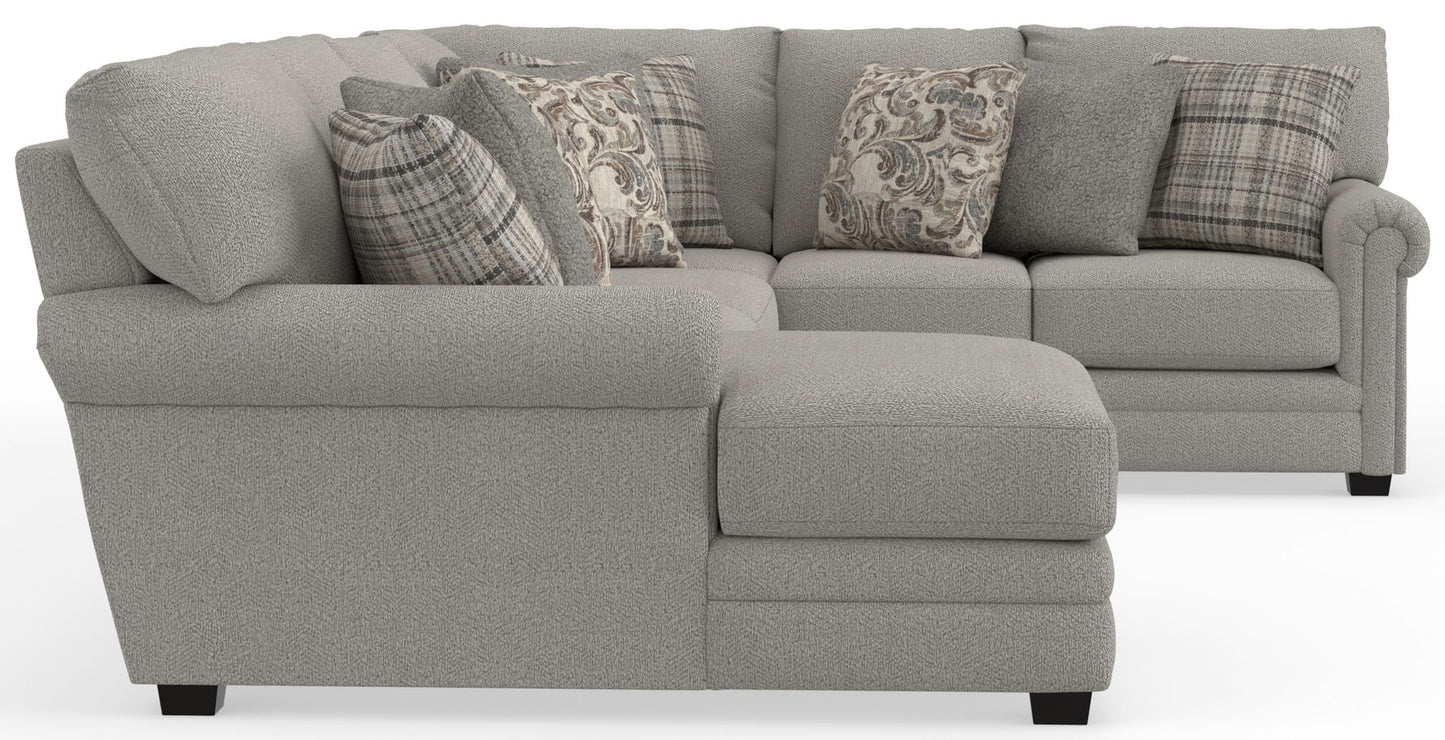 Livingston - Sectional With Comfort Coil Seating And Accent Pillows Included