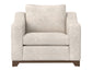 Natural Parota - Armchair - Marfil