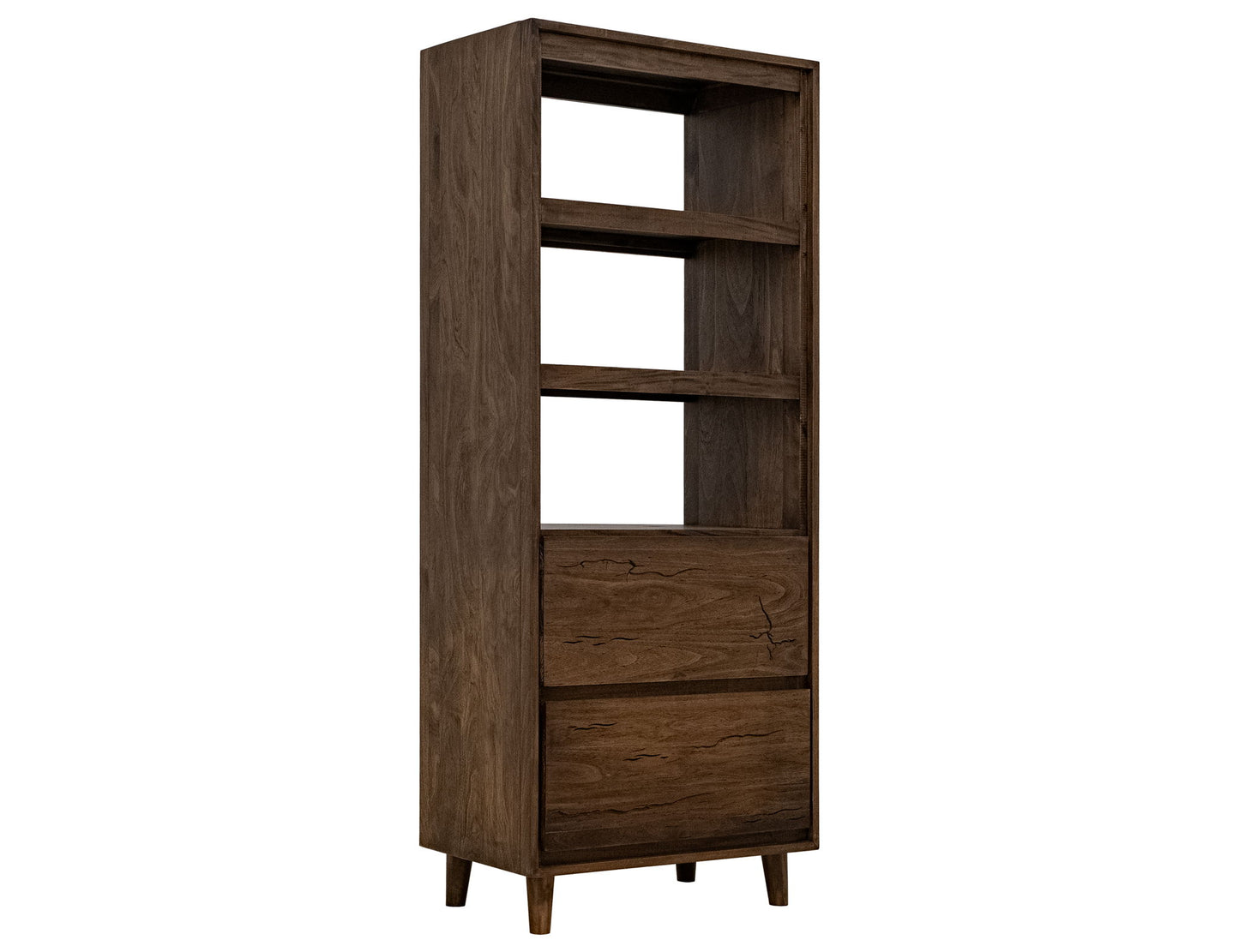 Savia - 2 Drawer Bookcase - Brown