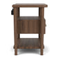 Delia - Accent Nightstand - Nouveau Walnut