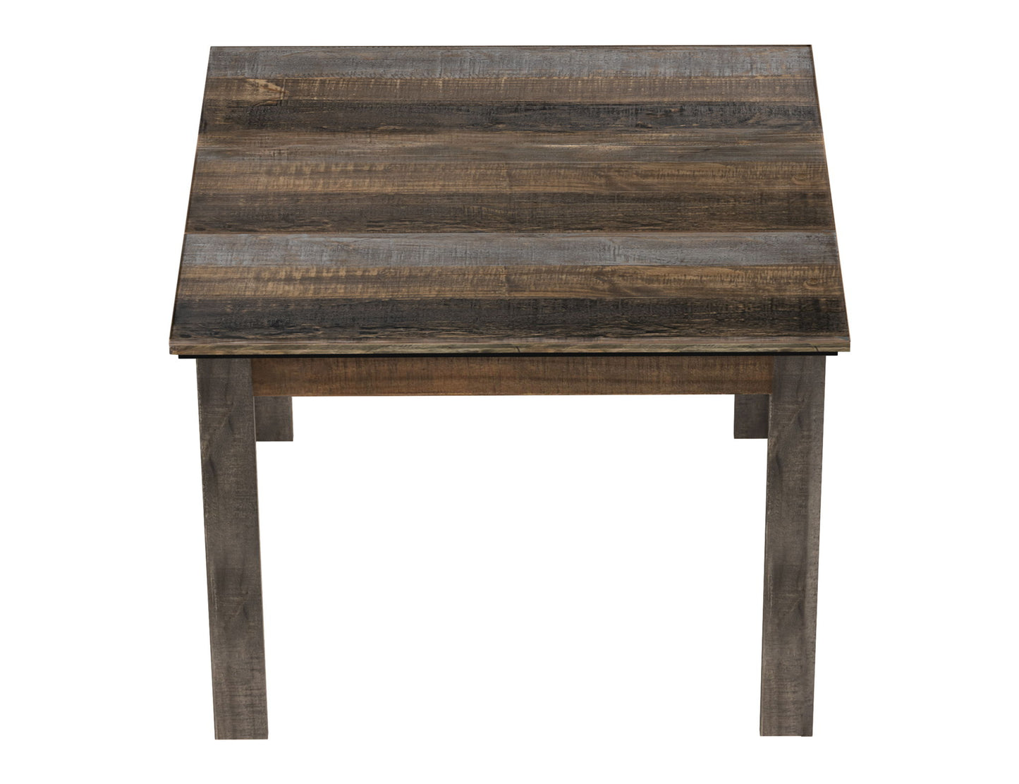 Loft - 42" Table - Two Tone Gray / Brown