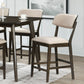 Rex - Open Back Counter Chair (Set of 2) - Brown