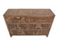Praga - 6-Drawer Dresser - Almond / Barrel Brown