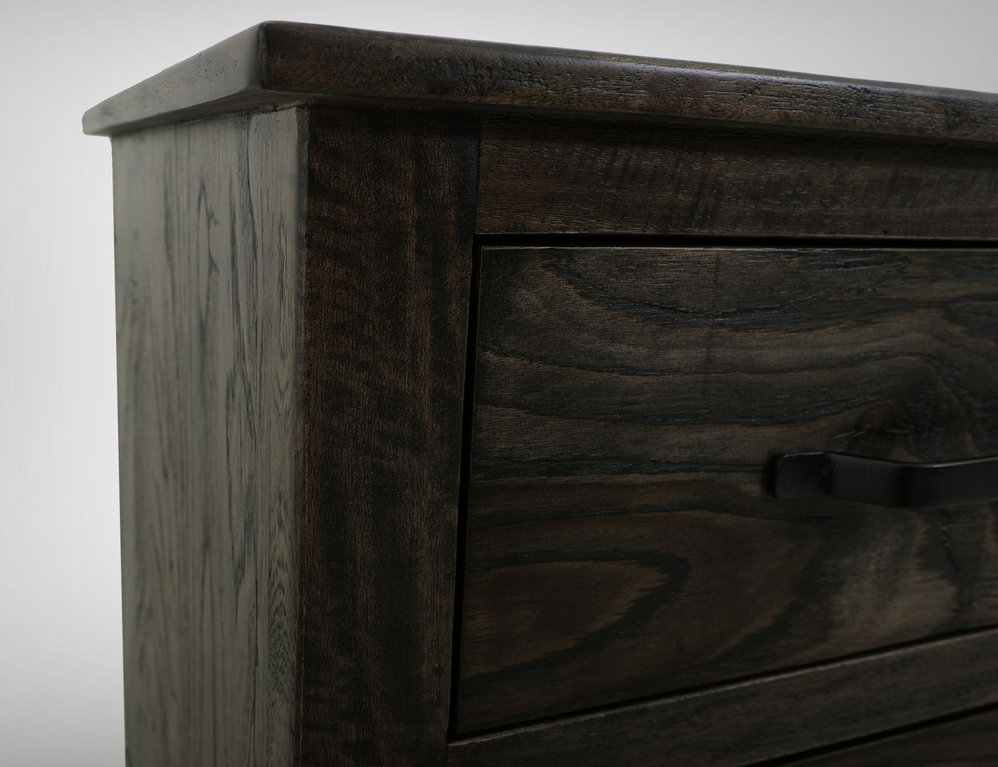 Teak - Nightstand - Oil Black