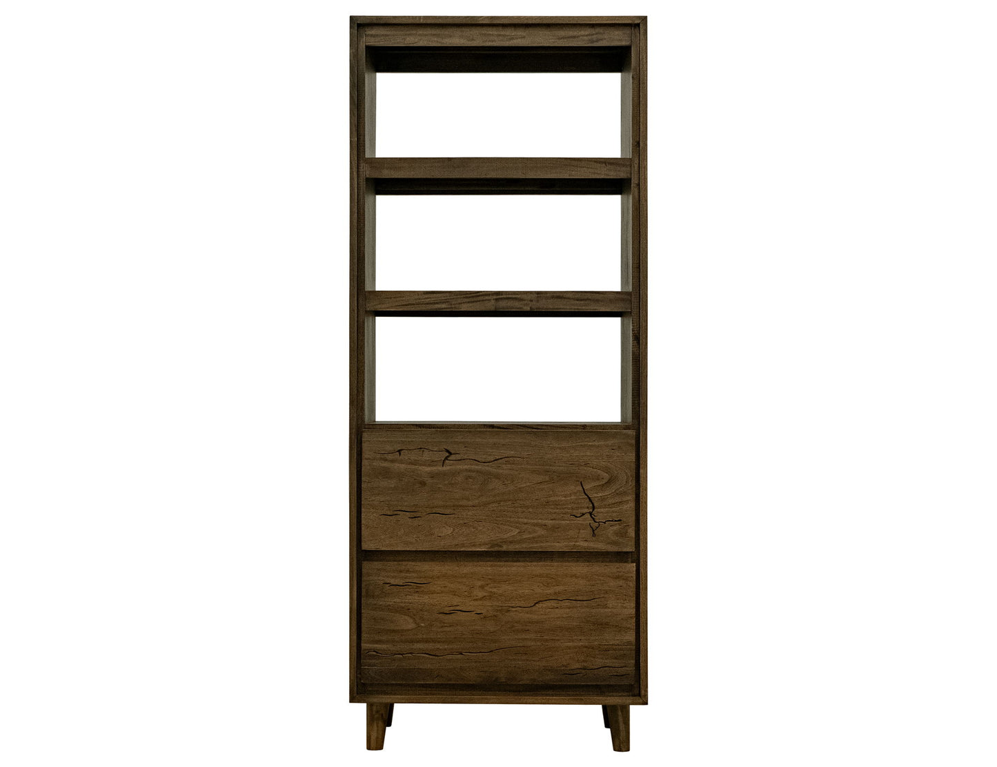 Savia - 2 Drawer Bookcase - Brown