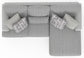 Titan - Sectional With Comfort Coil Seating And Accent Pillows Included