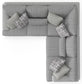 Titan - Sectional With Comfort Coil Seating And Accent Pillows Included