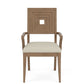 Cascade - Upholstered Wood Back Arm Chair (Set of 2)