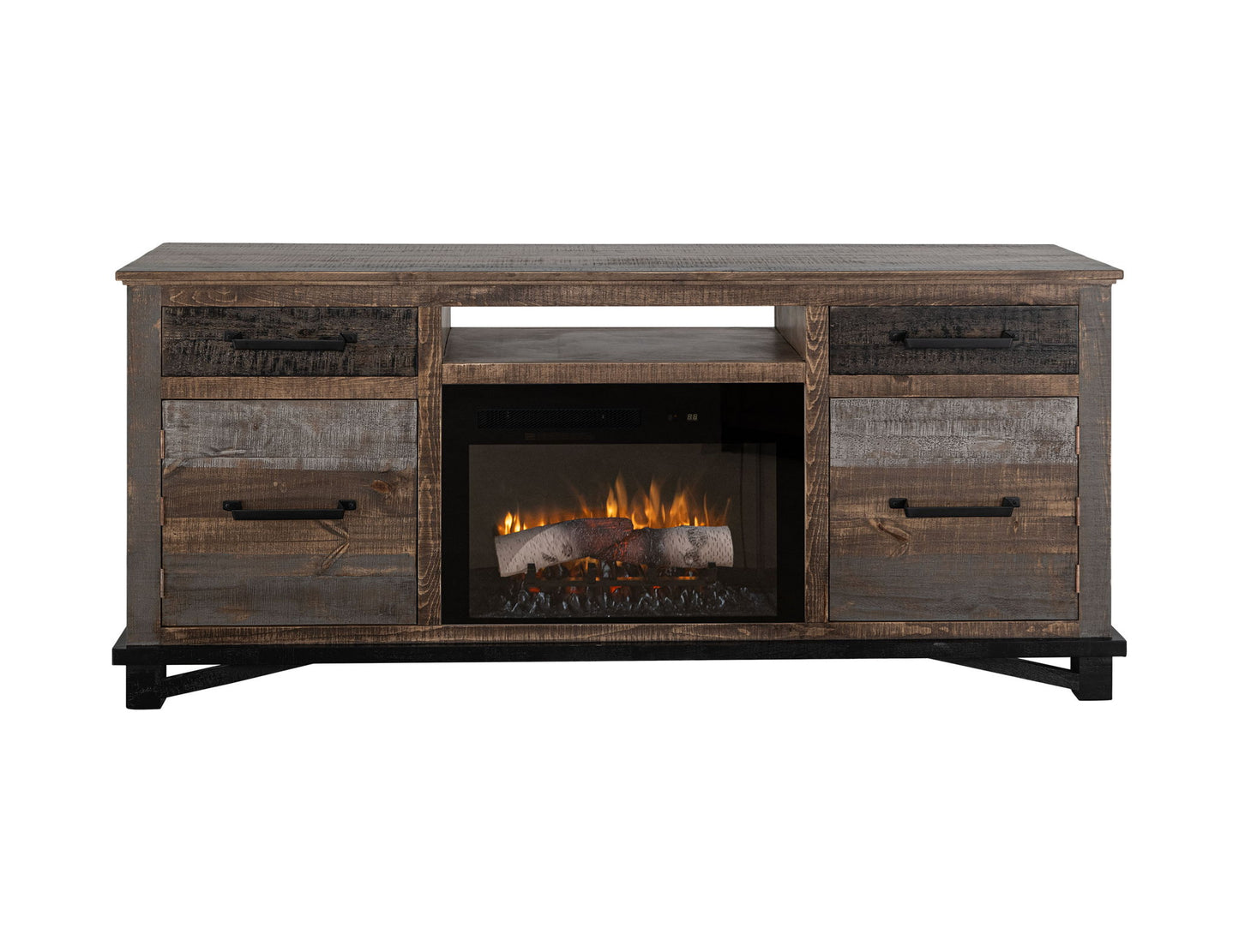 Loft - 70" Fireplace - Dark Gray