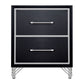 Ava - 2 Drawer Nightstand - Ebony