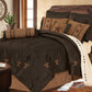 Laredo - King Comforter Set (Set of 6) - Chocolate