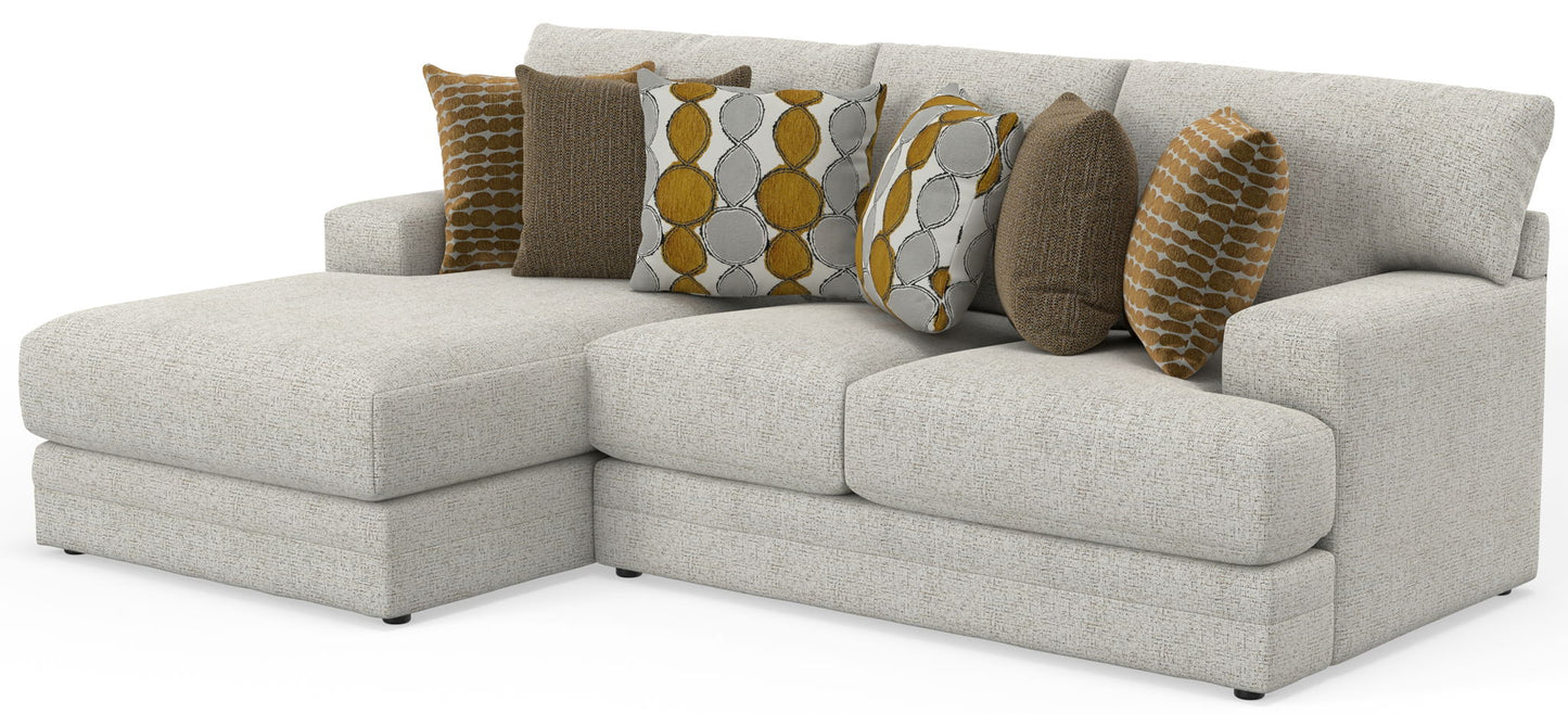 Tori - Sectional With Comfort Coil Seating And Accent Pillows Included