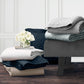 Diamond Linen - Full/Queen Linen Cotton Diamond Quilt - Khaki