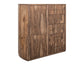 Balam - Gentleman Chest With 5 Drawer & 2 Door - Light Brown