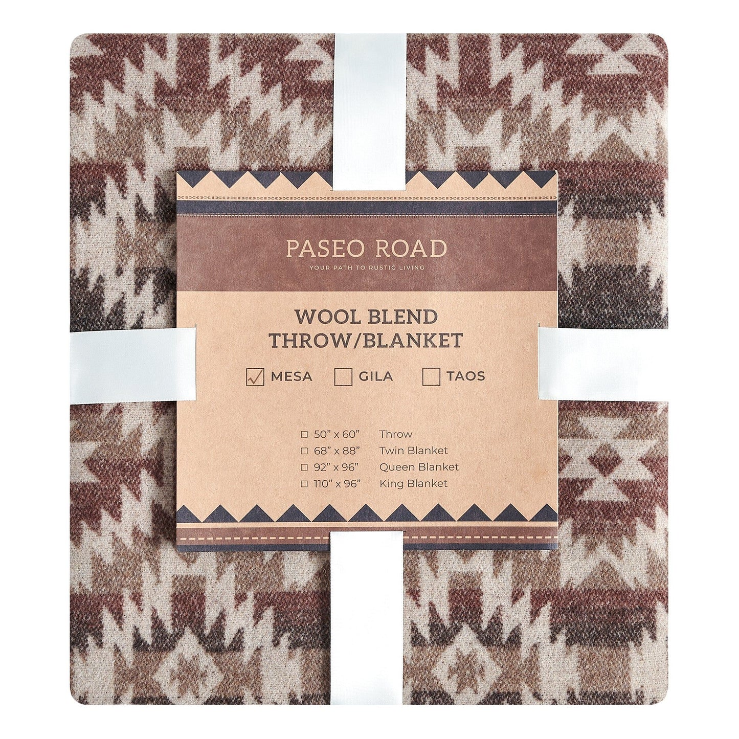 Mesa - King Wool Blend Blanket - Multi Color