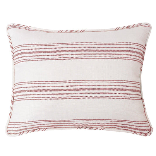 Prescott - Stripe Pillow Sham (Set of 2) - Red