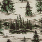 Joshua - King Comforter Set (Set of 3) - Brown / Green / Cream
