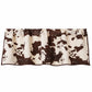 Elsa Cowhide - Reversible Quilted Valance - Chocolate