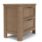 Jaxon - 2-Drawer Nightstand - Casual Mink