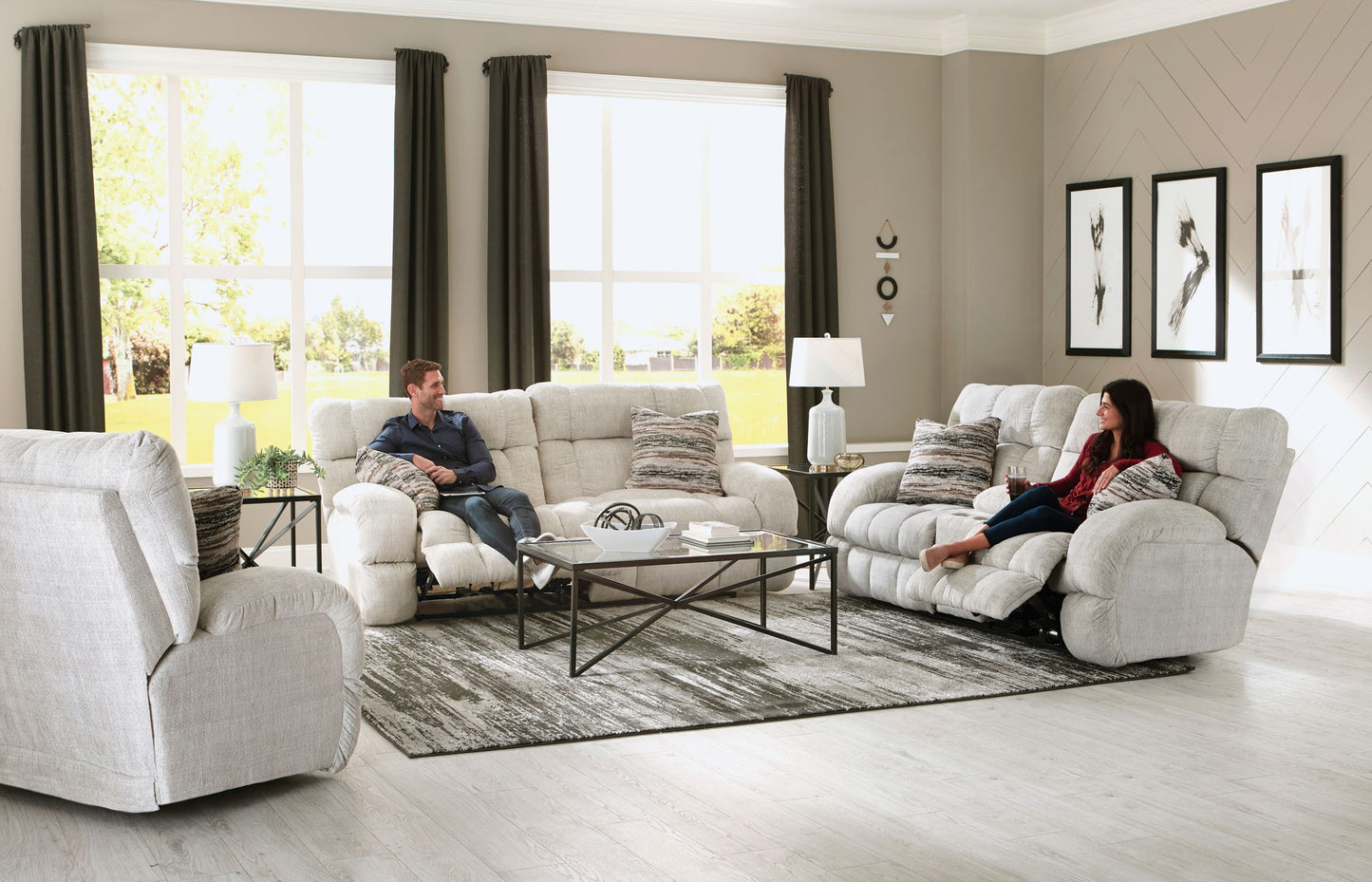 Ashland - Lay Flat Reclining Console Loveseat