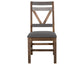 Loft - Chair With Fabric Seat (Set of 2) - Two Tone Gray / Brown