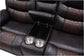 Nikko - Console Loveseat With Dual Recliners