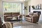 Hollins - 88" Power Reclining Sofa - Coffee