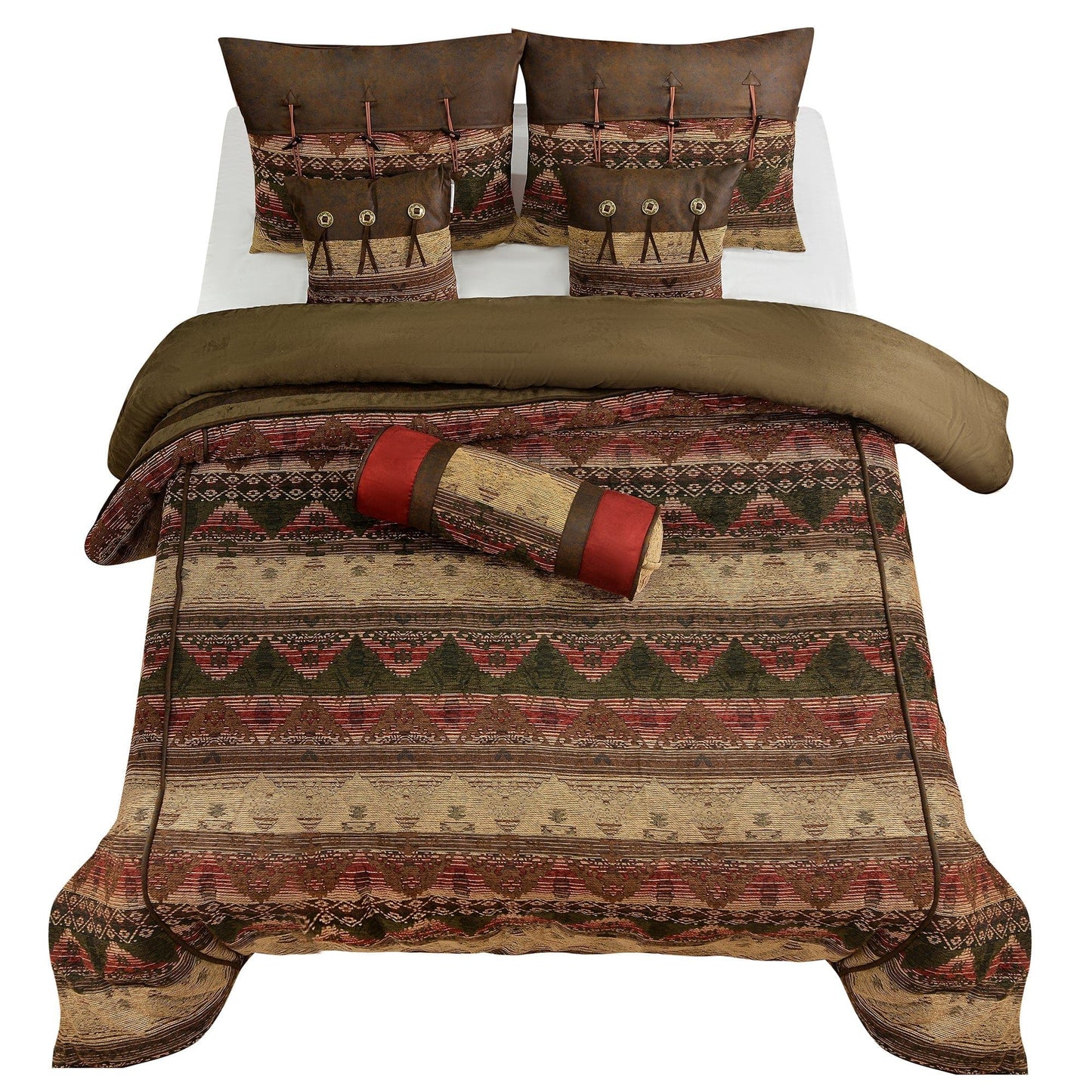 Sierra - Twin Comforter Set (Set of 5) - Multi Color