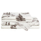 White Pine - Twin 200TC Cotton Sheet Set (Set of 3) - White
