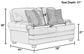 Roberto - Leather Loveseat - Cocoa