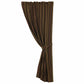 Wilderness Ridge - Striped Curtain - Red & Chocolate