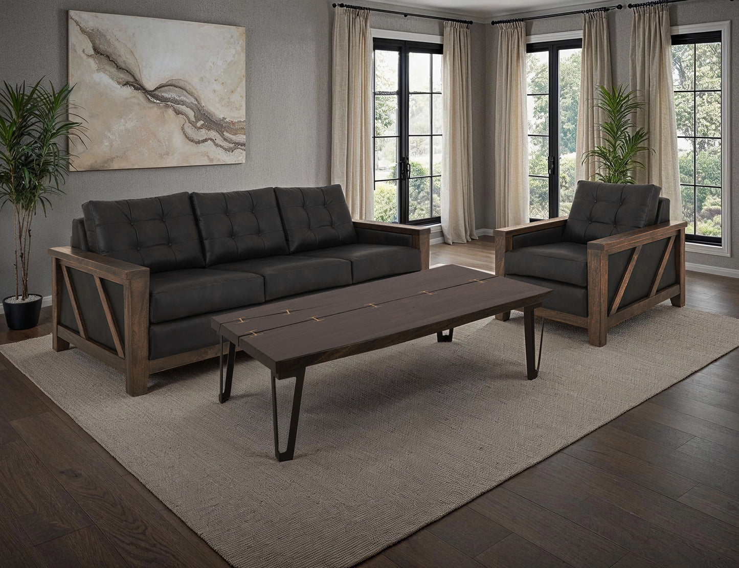 Walnut - Armchair