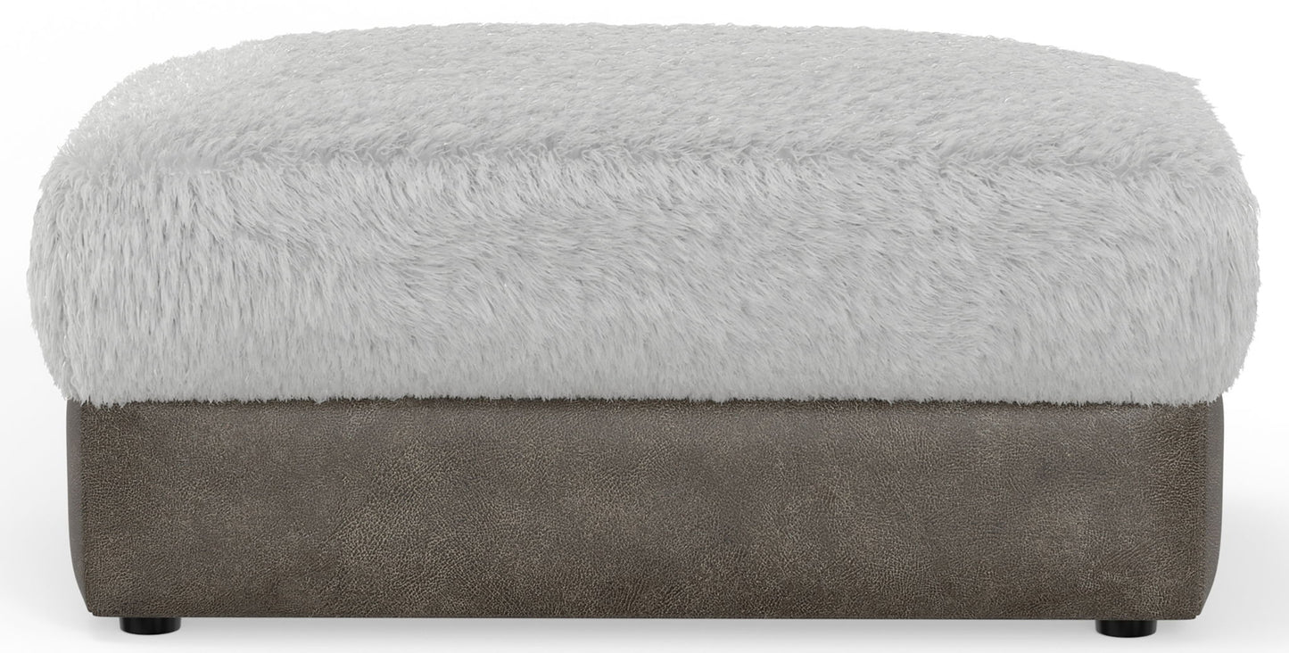 Snowball - Ottoman - Taupe / Natural