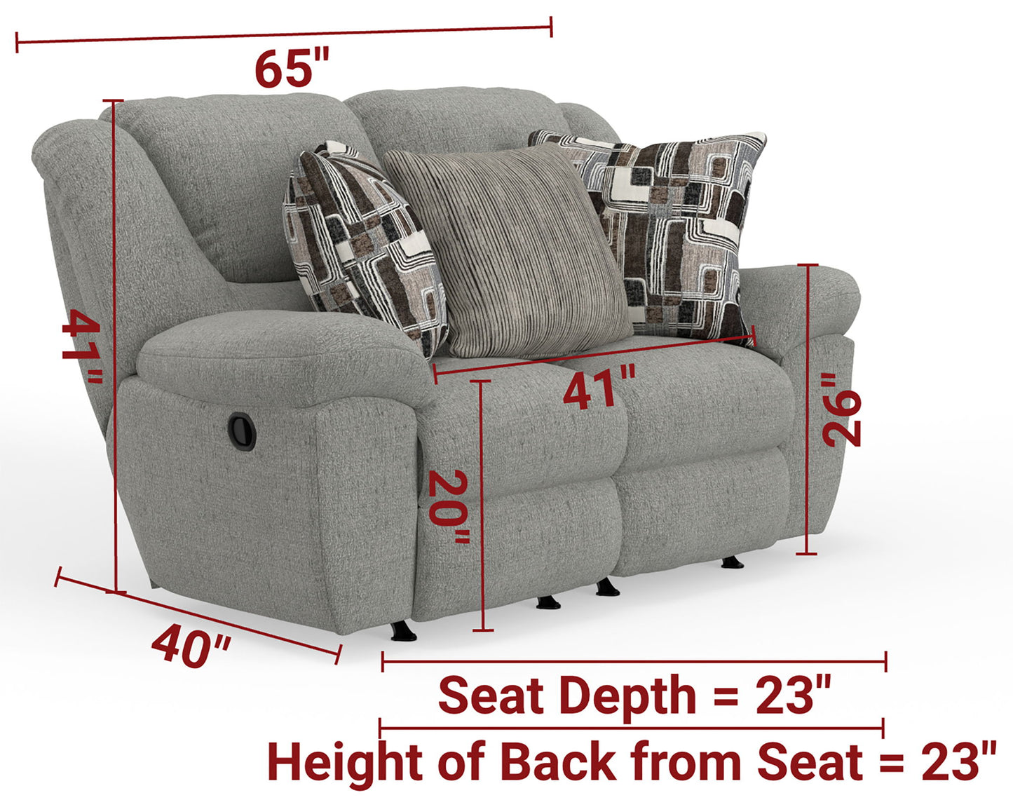 Trifecta - Reclining Loveseat