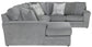 Glacier - Sectional With Included Accent Pillows