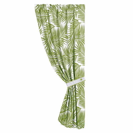 Capri - Fern Curtain - Green / White