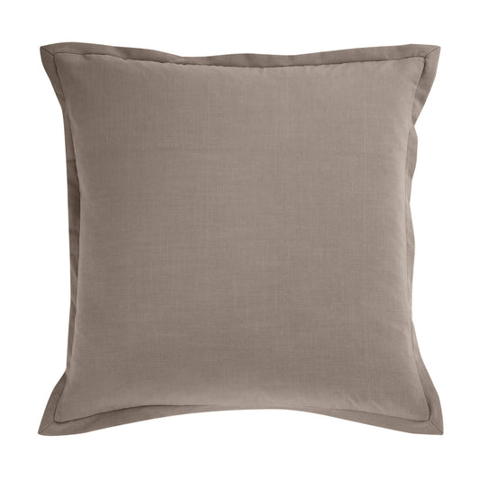 Trent - Solid Taupe Euro Sham - Taupe