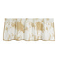 Elsa Cowhide - Reversible Quilted Valance - Light Tan