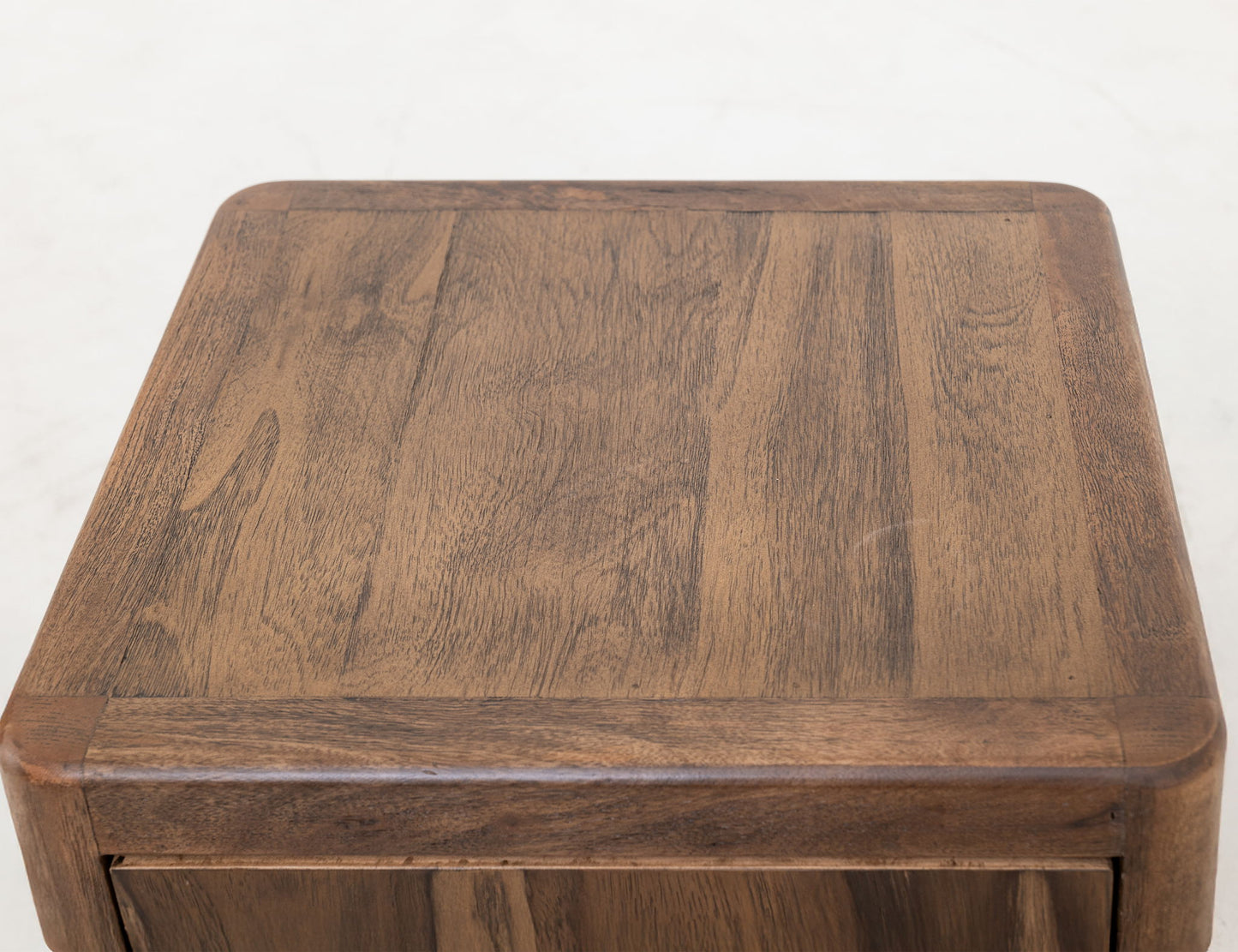 Praga - 2-Drawer Nightstand - Almond / Barrel Brown