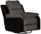 Felix - Swivel Glider Recliner - Black / Granite