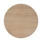 Rosalie - Woven Round Chairside Table - Light Brown