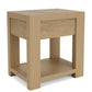 Davie - Chairside Table - Light Brown