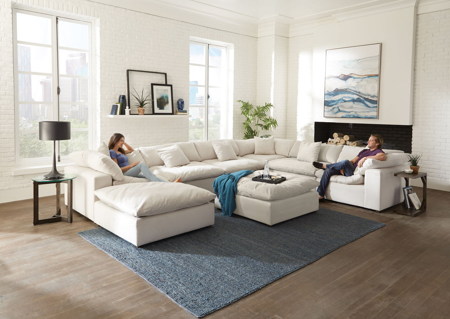 Posh - Modular Sectional And Ottoman