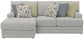 Stockbridge - Sectional With Comfort Coil Seating And 9 Accent Pillows Included