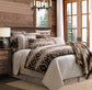 Chalet - King Aztec Duvet Cover Set (Set of 3) - White / Brown