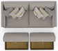 Trevor - Extra Deep Oversized Sofa With Included Storage Cocktail Ottoman