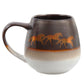 Running Remuda - Ceramic Mug Set (Set of 4) - Dark Brown