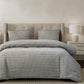 Fenton - Queen Comforter Set (Set of 3) - Taupe / Gray / Cream